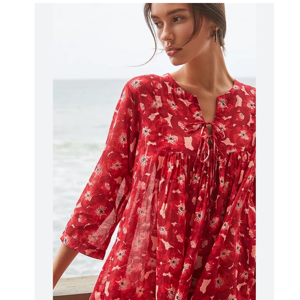 Anthropologie Floral Tunic Dress - Picture 3 of 14